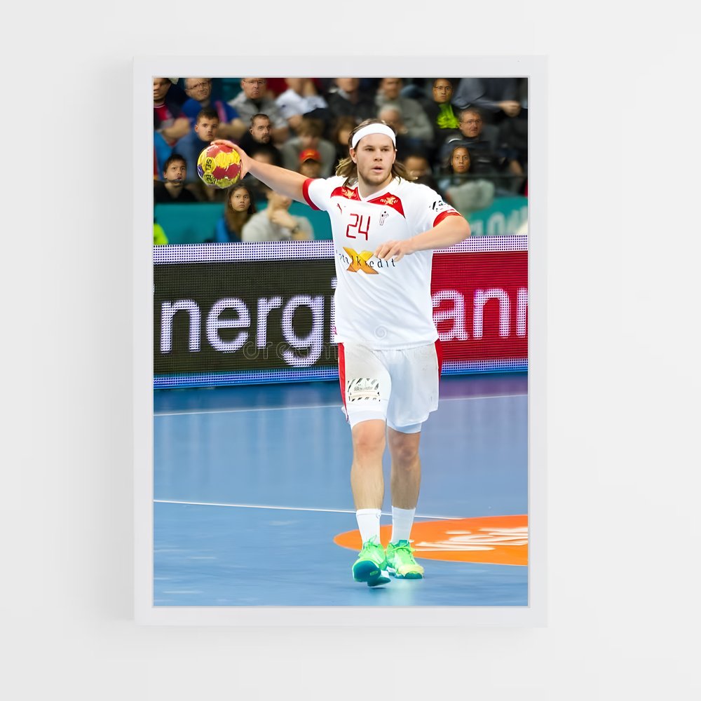 Poster Throwing Star – affiche Handball (vue 3)